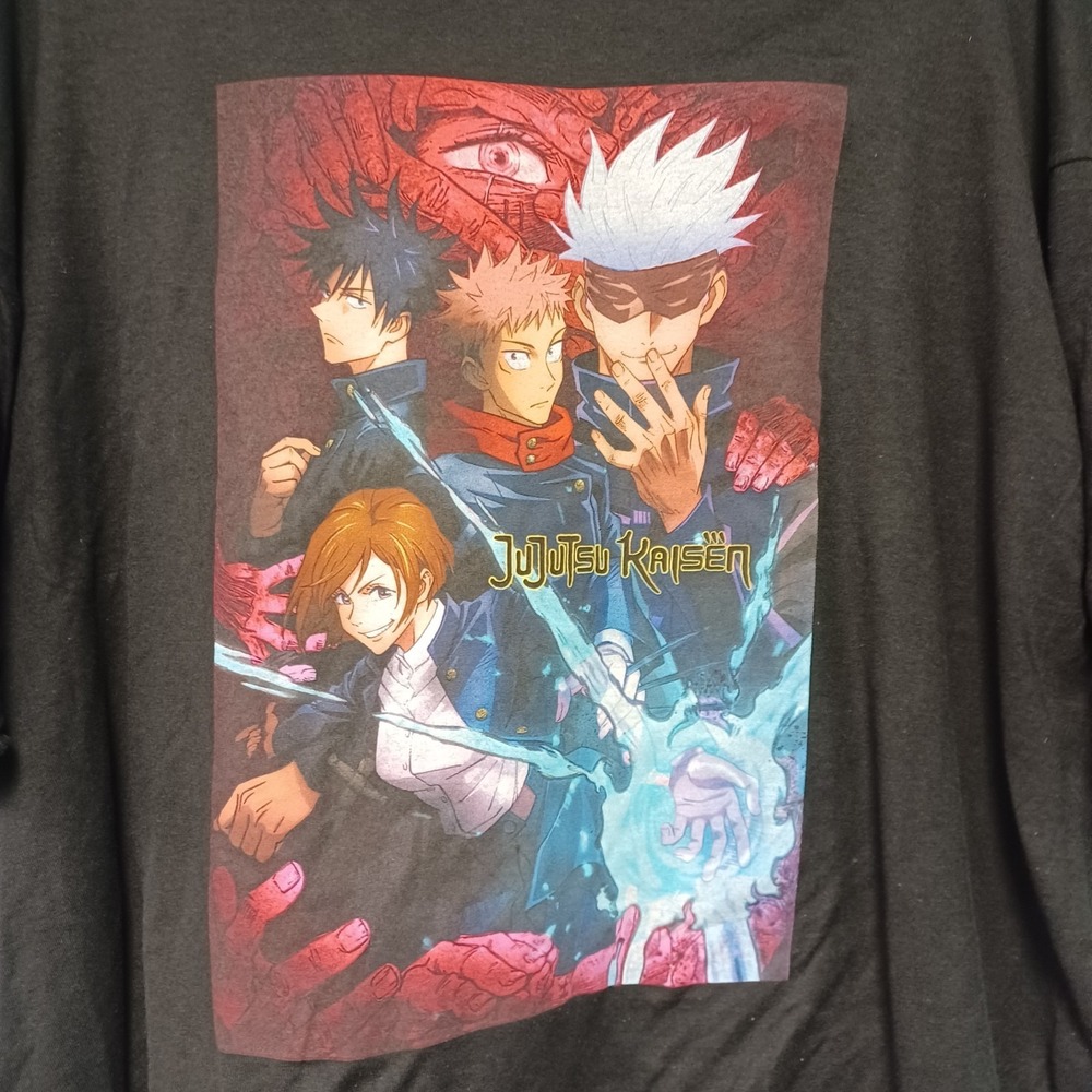 Jujutsu Kaisen T-Shirt Men's 3xl Xxxl Black
